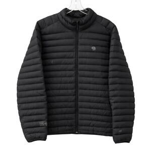 Mountain Hardwear Jacket Mens L 600 Down Fill Puffer Mt Eyak 2 Full Zip Black